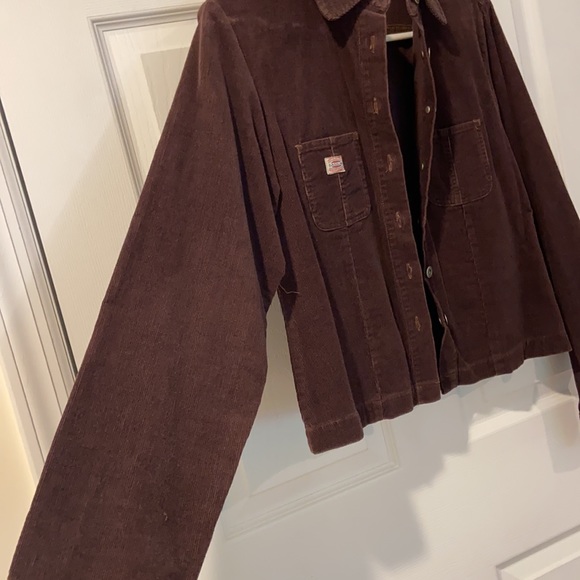 GASOLINE Cotton Brown Corduroy Jacket Size M - Picture 6 of 10